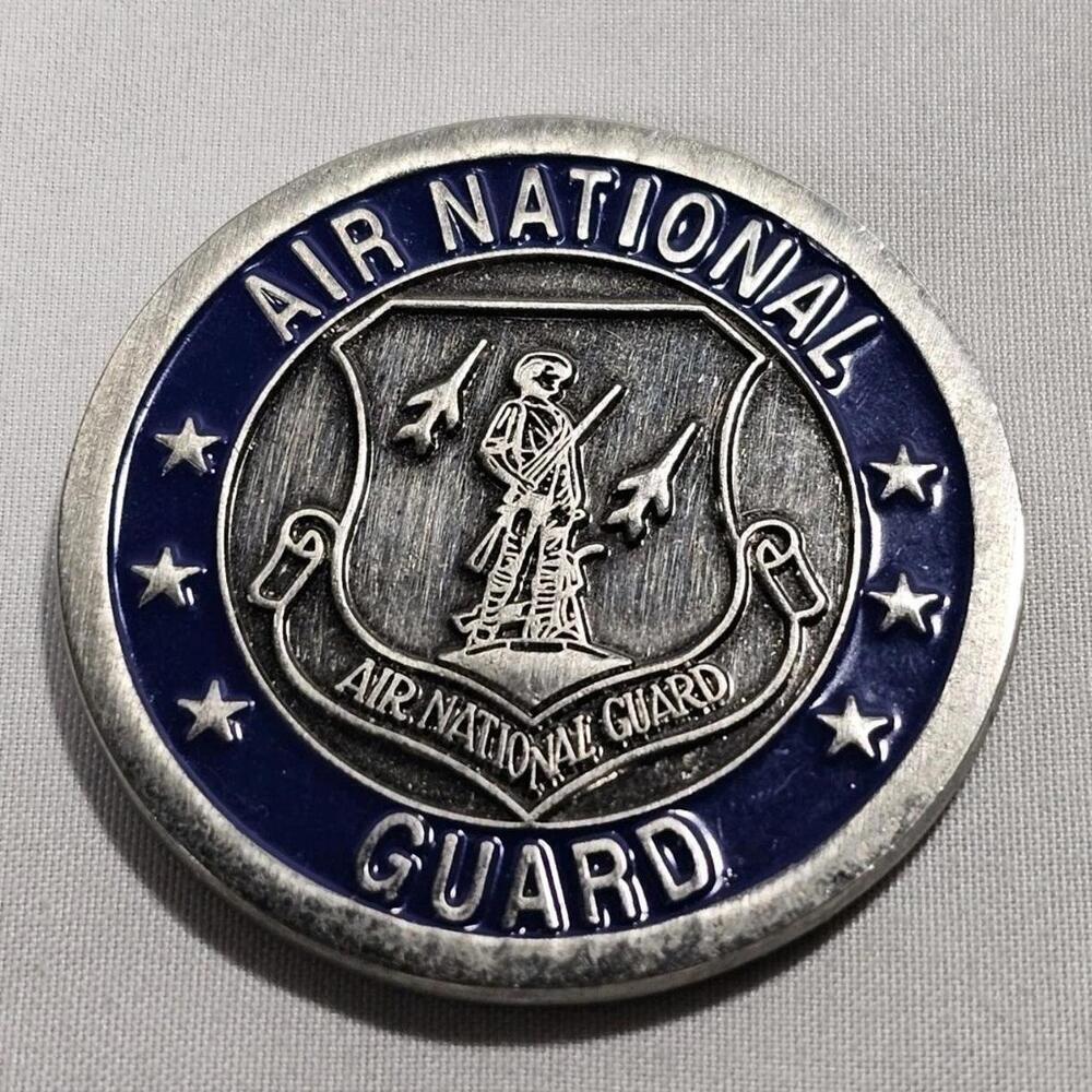 US Air National Guard Service Award Military Challenge Coin